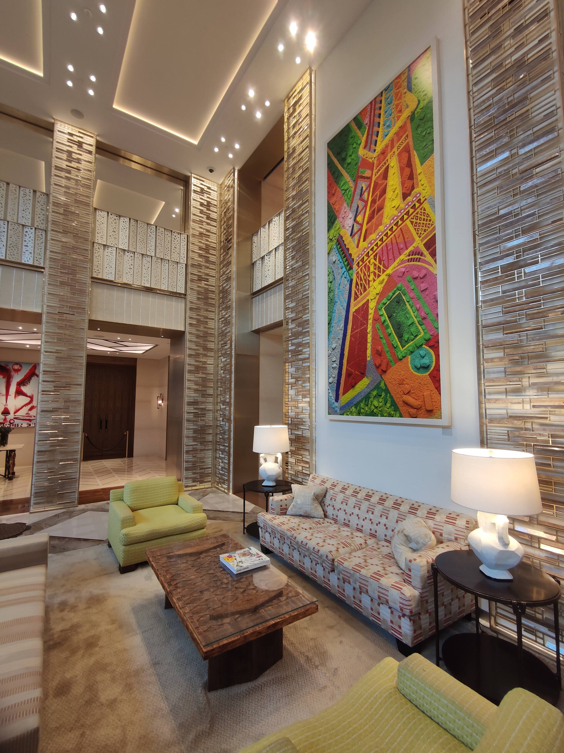 Lobby interior at Cheval Blanc Paris